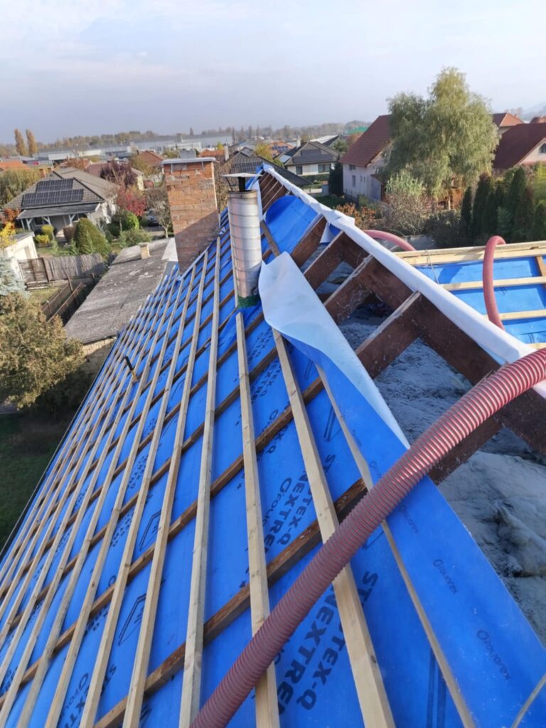 Fújható cellulóz hőszigetelés Esztergom, zöldenergia, tető hőszigetelése