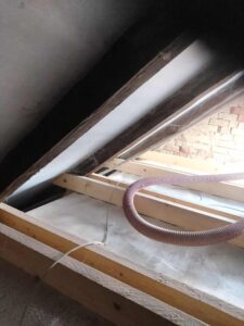 Cellulóz tetőszigetelés, hőszigetelés Bicske