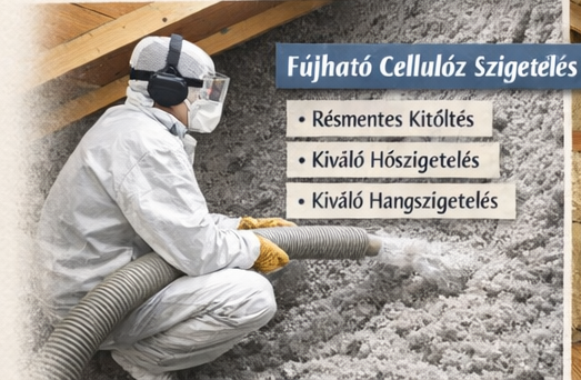 Cellulóz hőszigetelés